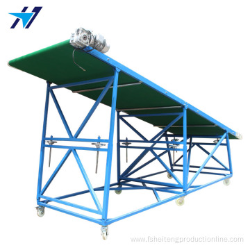 Lifting slope belt conveyor